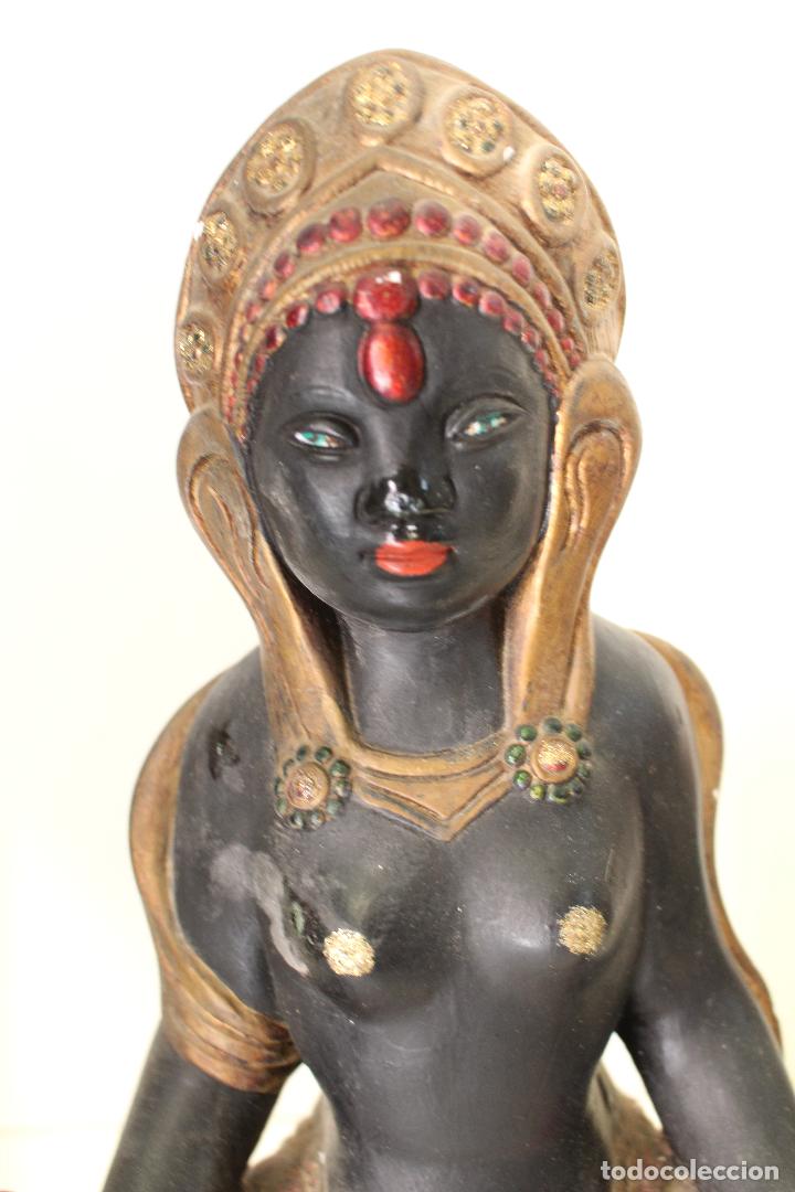 Antig&uuml;edades: figura de diosa hind&uacute; - Foto 5