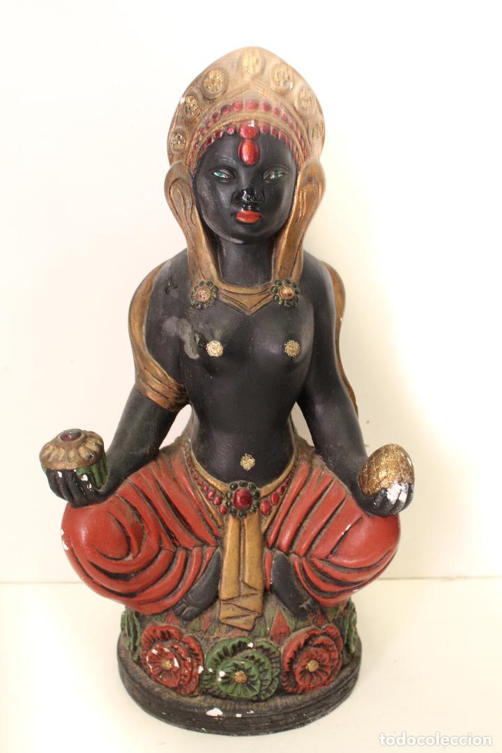 Antig&uuml;edades: figura de diosa hind&uacute; - Foto 1