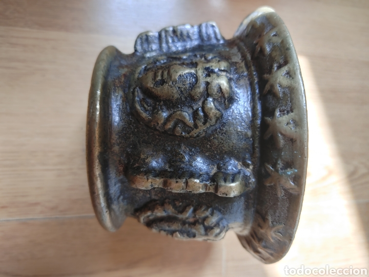 Antig&uuml;edades: Almirez de bronce - Foto 2