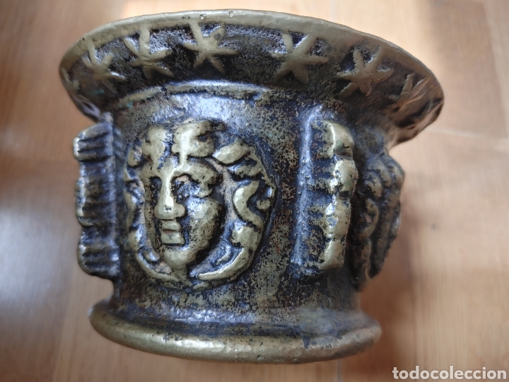 Antig&uuml;edades: Almirez de bronce - Foto 6