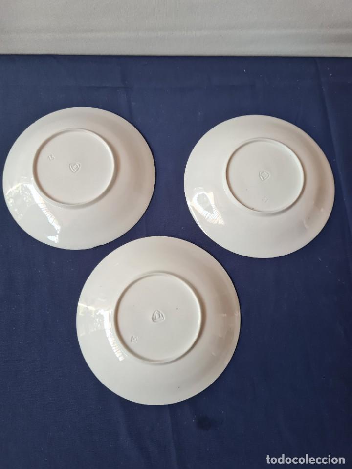 Antig&uuml;edades: CASTRO SARGADELOS 3 PLATOS CAFE(13 cms) - Foto 4