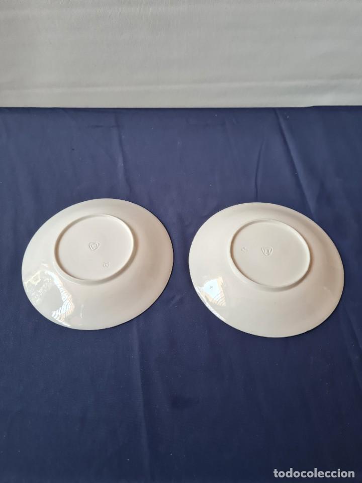 Antig&uuml;edades: CASTRO SARGADELOS 2 PLATOS CAFE(13 cms) - Foto 4