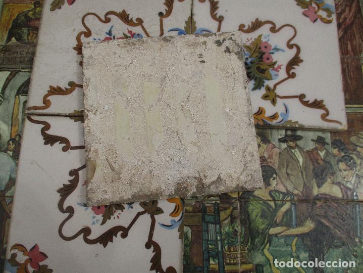 Antig&uuml;edades: Composicion azulejos siglo XIX - Foto 2