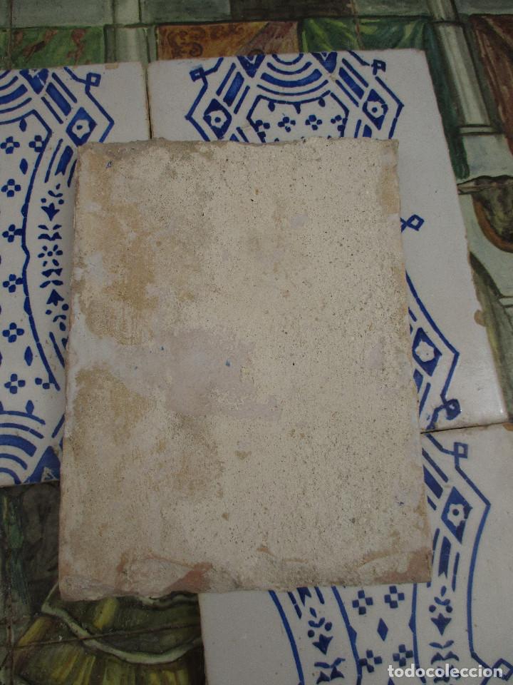 Antig&uuml;edades: Cenefas azulejos siglo XIX - Foto 2