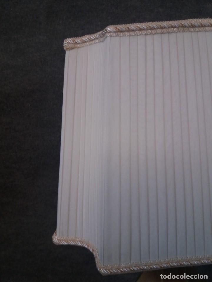 Antig&uuml;edades: LAMPARA DE LATON ( VARIAS PANTALLAS A ELEGIR ) - Foto 10