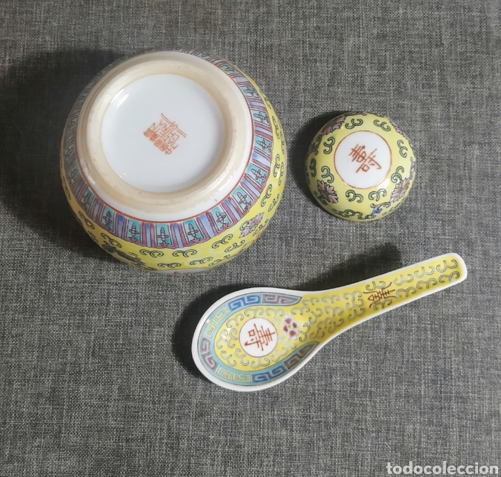 Antigüedades: Porcelana China Antigua Artesanal - Foto 2 - 275045708