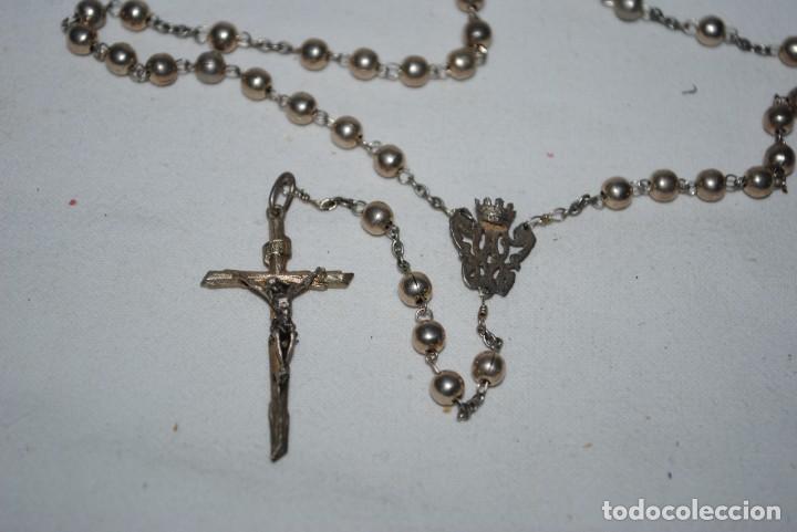 Antig&uuml;edades: ANTIGUO ROSARIO DE PLATA - Foto 3
