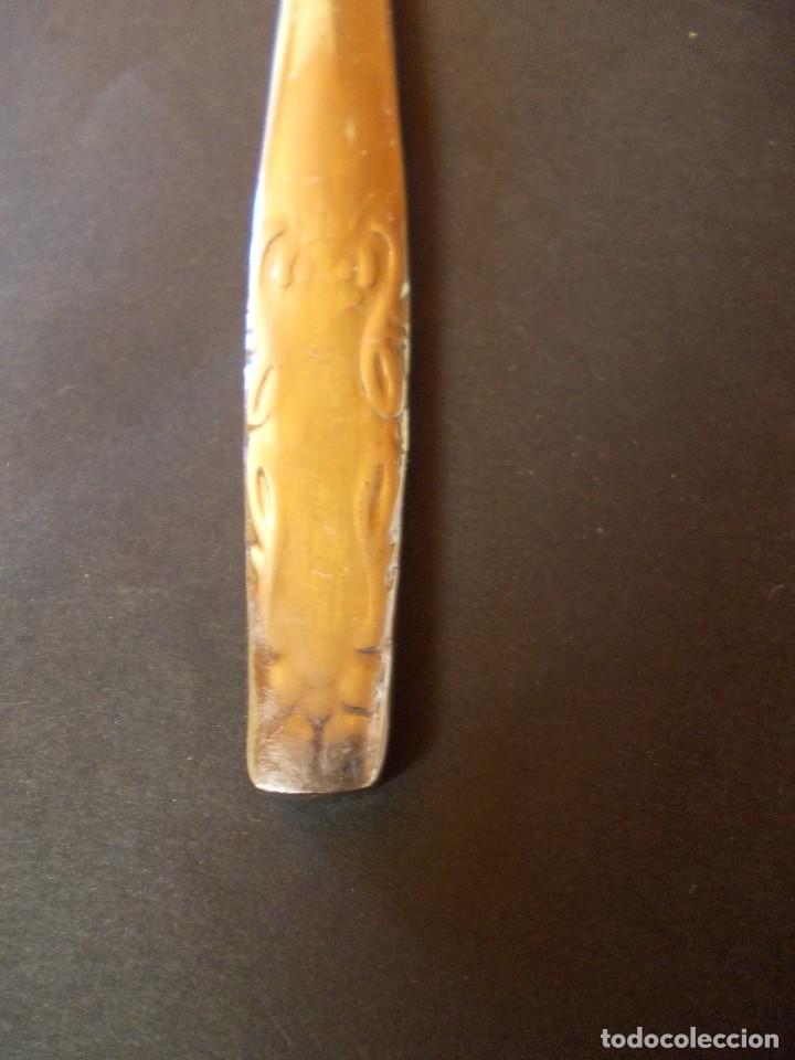 Antig&uuml;edades: Cuchillo carne antiguo de cuberter&iacute;a - Foto 1