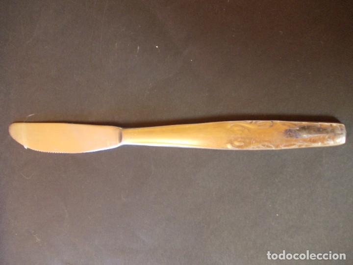 Antig&uuml;edades: Cuchillo carne antiguo de cuberter&iacute;a - Foto 3