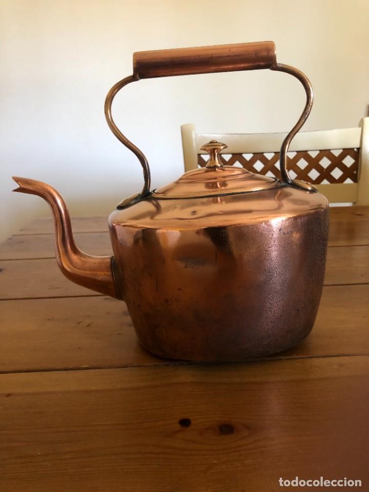 Antig&uuml;edades: TETERA INGLESA COBRE KETTLE - Foto 6