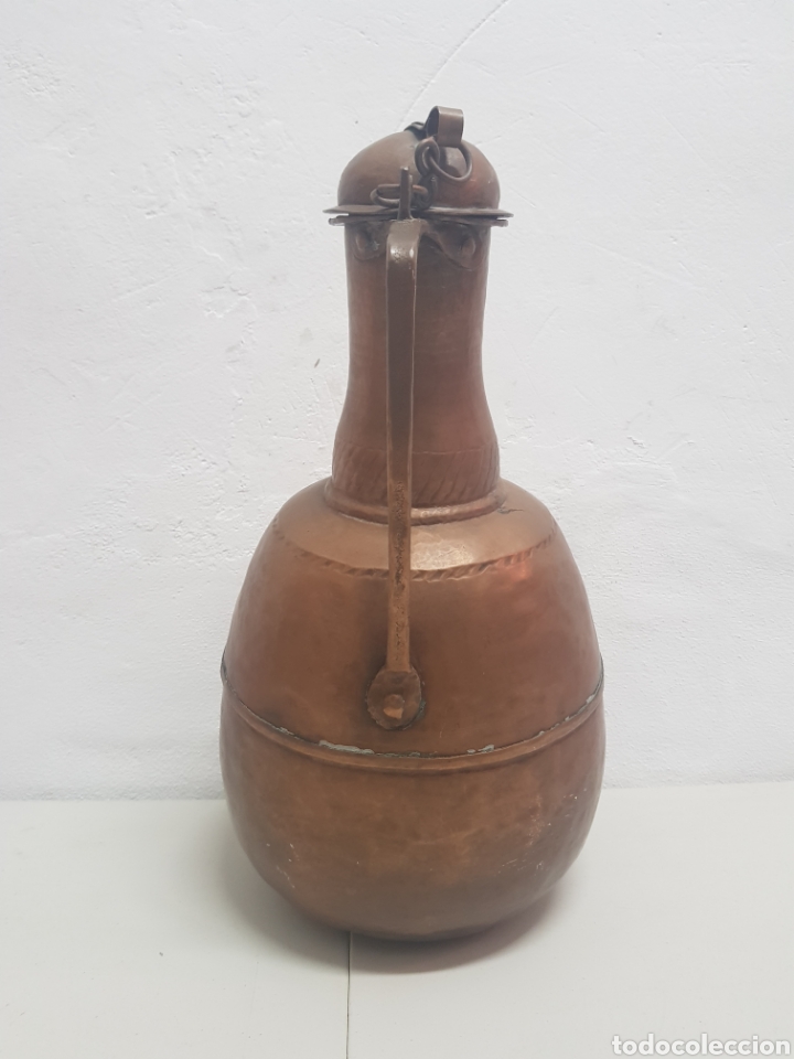 Antig&uuml;edades: Jarra de cobre antigua - Foto 2