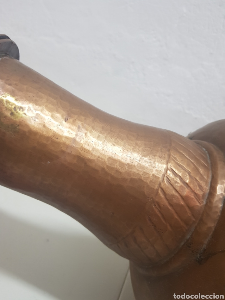 Antig&uuml;edades: Jarra de cobre antigua - Foto 3