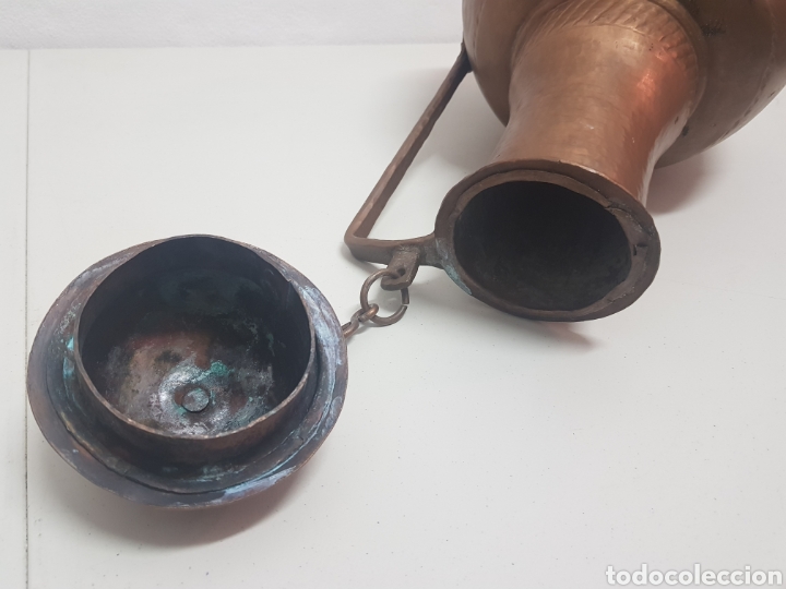 Antig&uuml;edades: Jarra de cobre antigua - Foto 6