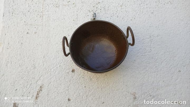 Antig&uuml;edades: peque&ntilde;o caldero cobre - Foto 1