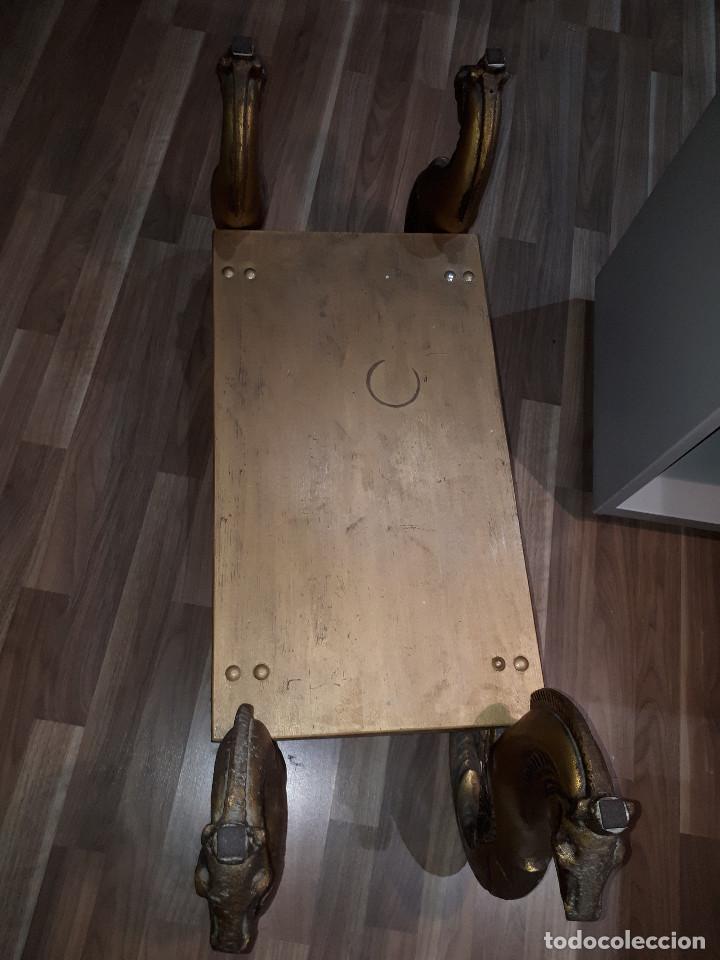 Antig&uuml;edades: MESA ANTIGUA CABALLITOS DE MAR - Foto 4
