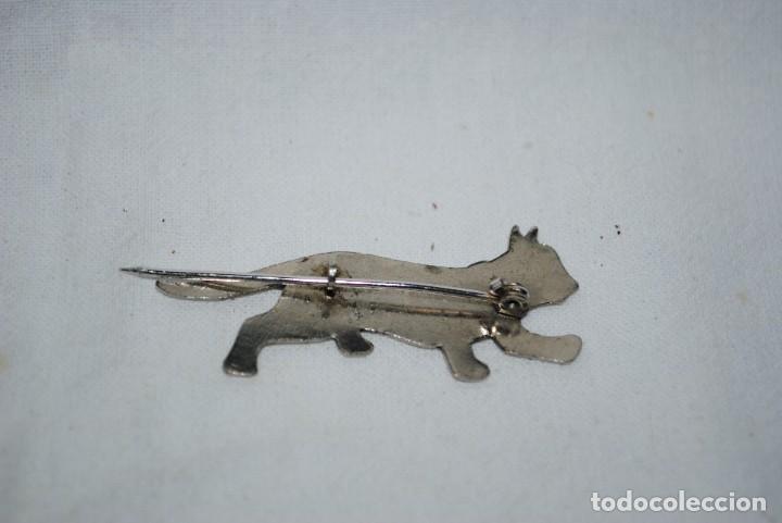 Antig&uuml;edades: BONITO BROCHE EN FORMA DE GATO . - Foto 3
