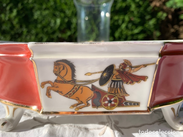 Antig&uuml;edades: Centro de mesa porcelana de Limoges - Foto 2
