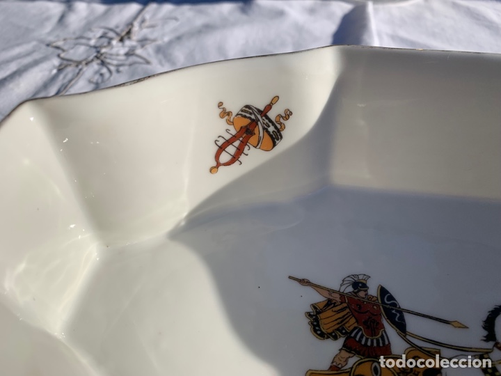 Antig&uuml;edades: Centro de mesa porcelana de Limoges - Foto 6