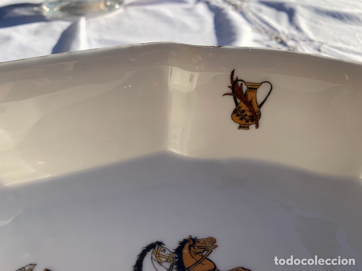 Antig&uuml;edades: Centro de mesa porcelana de Limoges - Foto 7