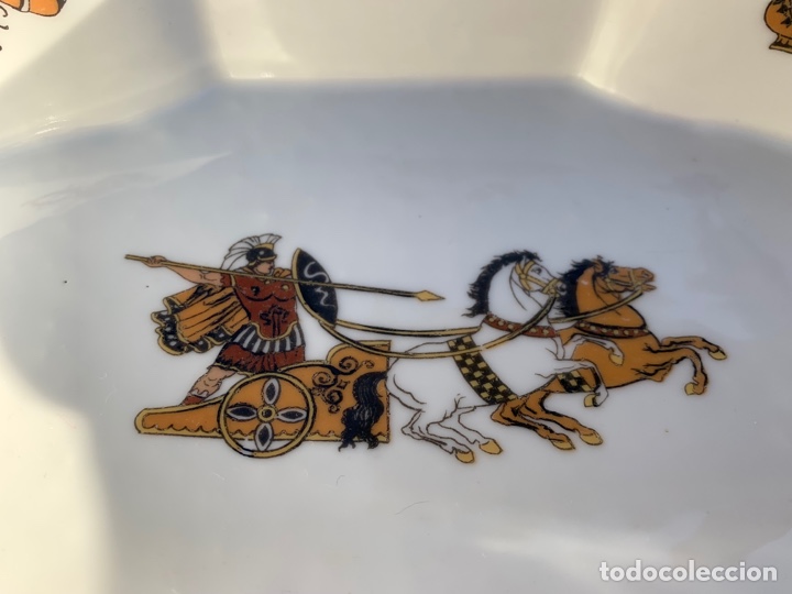 Antig&uuml;edades: Centro de mesa porcelana de Limoges - Foto 8