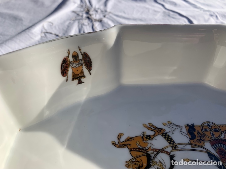 Antig&uuml;edades: Centro de mesa porcelana de Limoges - Foto 9