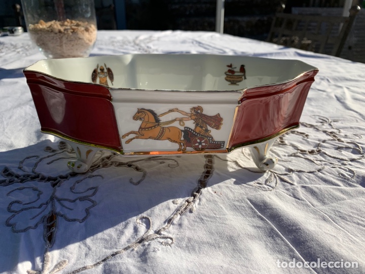 Antig&uuml;edades: Centro de mesa porcelana de Limoges - Foto 11