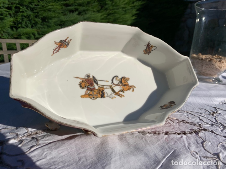 Antig&uuml;edades: Centro de mesa porcelana de Limoges - Foto 14