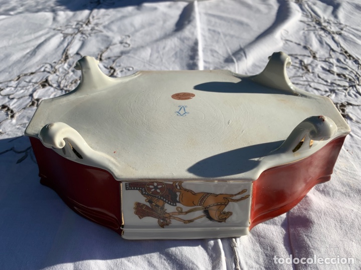 Antig&uuml;edades: Centro de mesa porcelana de Limoges - Foto 20