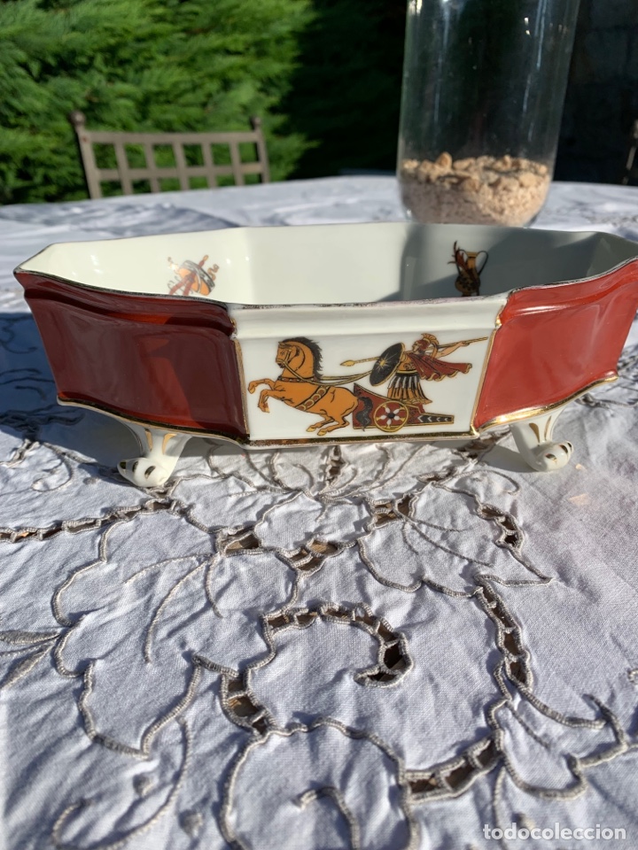 Antig&uuml;edades: Centro de mesa porcelana de Limoges - Foto 21