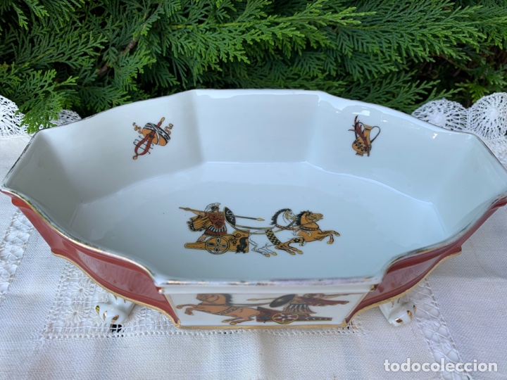 Antig&uuml;edades: Centro de mesa porcelana de Limoges - Foto 23