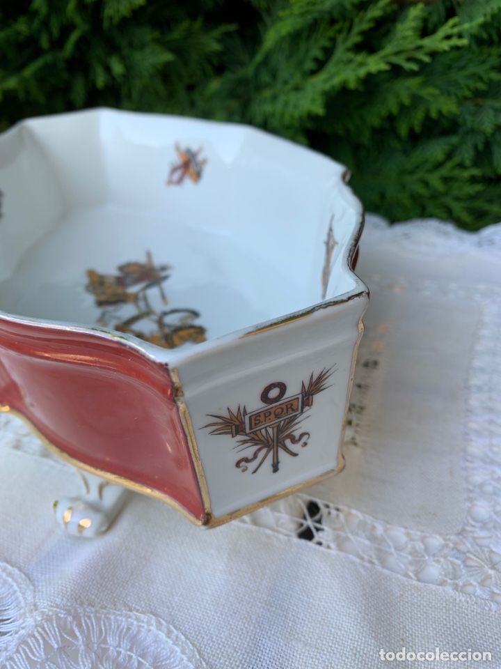 Antig&uuml;edades: Centro de mesa porcelana de Limoges - Foto 26