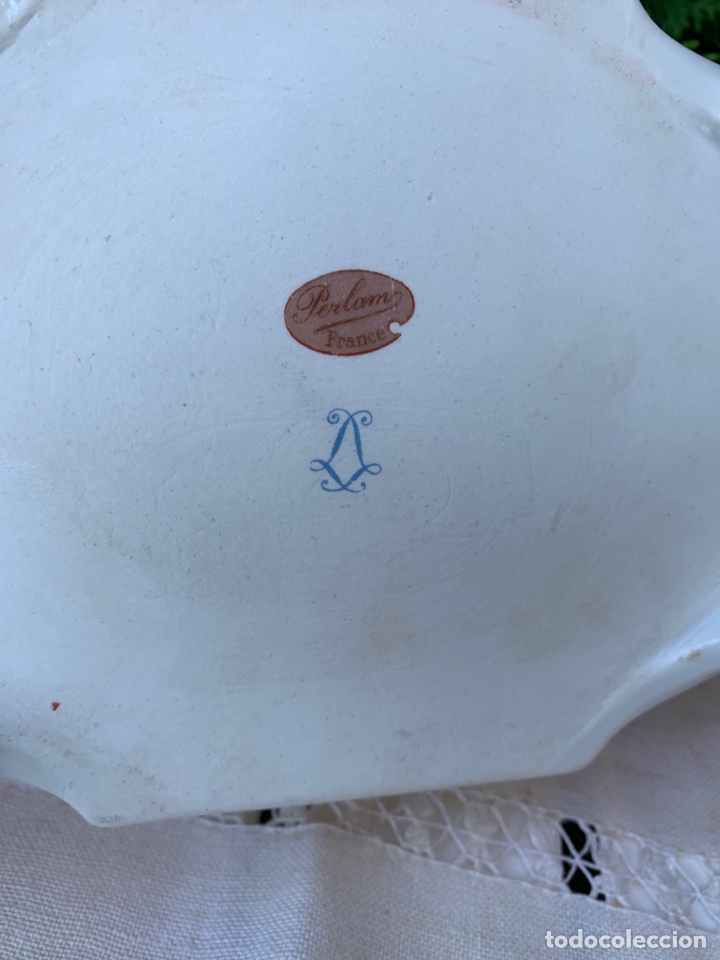 Antig&uuml;edades: Centro de mesa porcelana de Limoges - Foto 27