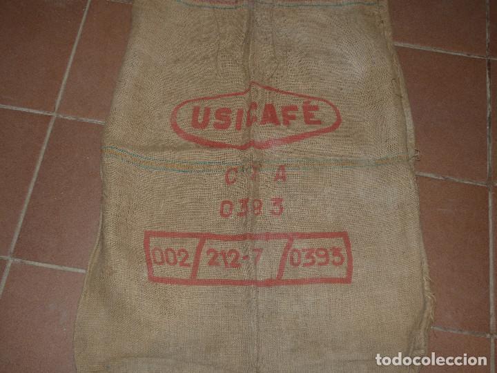 Antig&uuml;edades: Saco de cafe.Brasil. - Foto 2