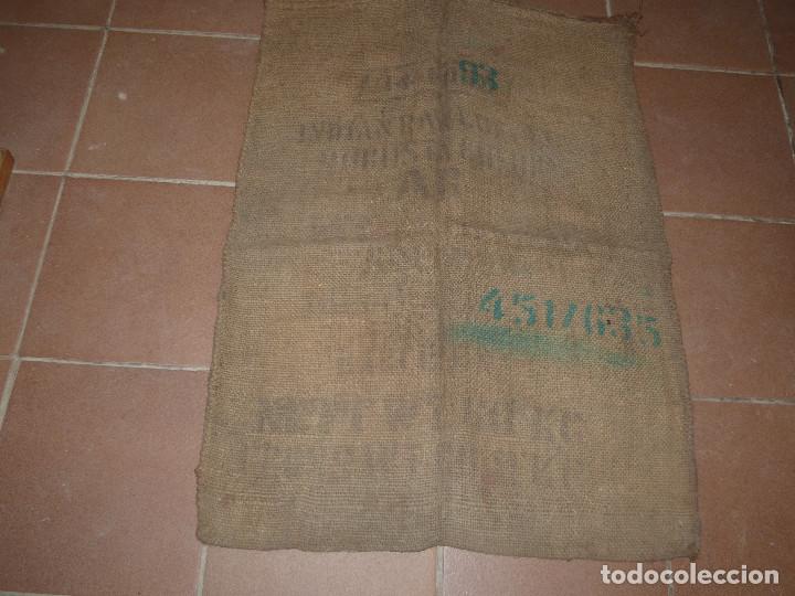 Antig&uuml;edades: Saco de cafe. - Foto 1