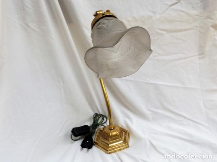 Antig&uuml;edades: lampara de sobremesa - Foto 2