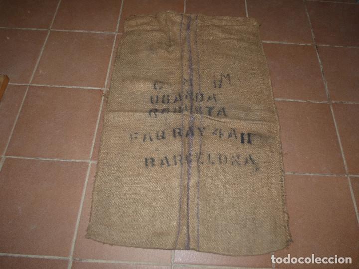 Antig&uuml;edades: Saco de cafe.Uganda. - Foto 2