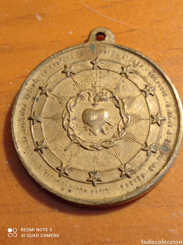 Antig&uuml;edades: MEDALLA CORAZ&Oacute;N DE JESUS - Foto 2