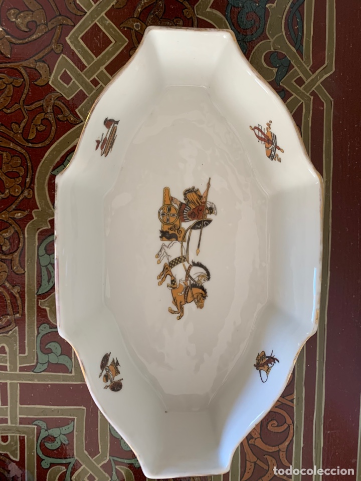 Antig&uuml;edades: Centro de mesa porcelana de Limoges - Foto 29