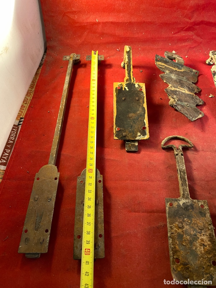 Antig&uuml;edades: Lote de pestillos antiguos - Foto 6