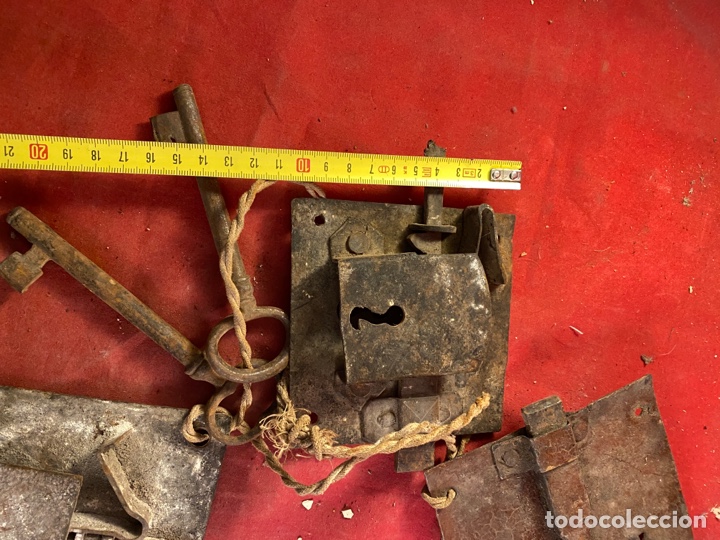 Antig&uuml;edades: Lote de cerraduras - Foto 4