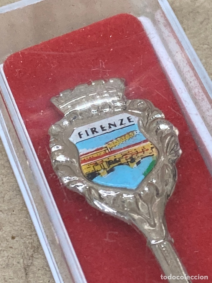 Antig&uuml;edades: Cuchara met&aacute;lica Firenze - Foto 2