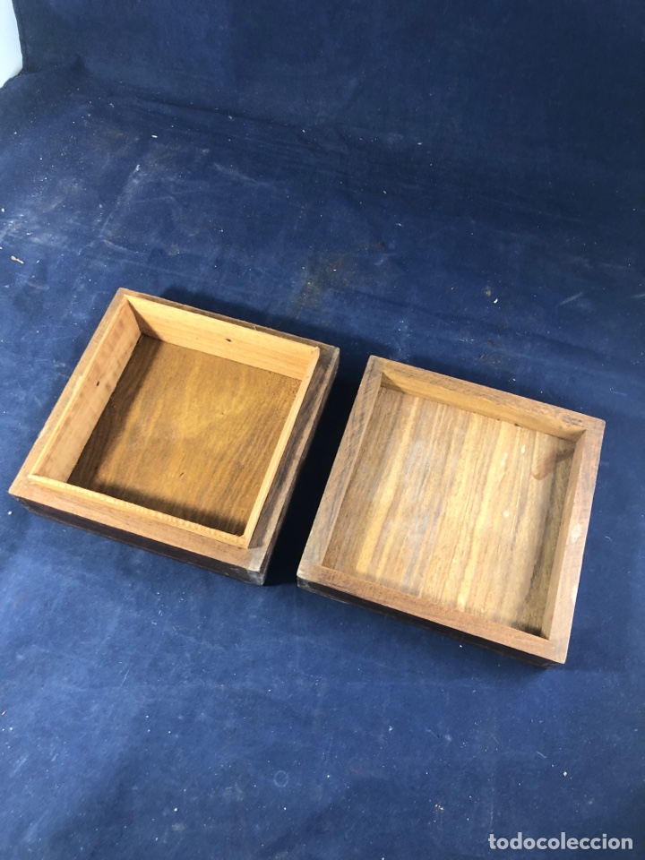 Antig&uuml;edades: Caja madera con motivo en bronce - Foto 4