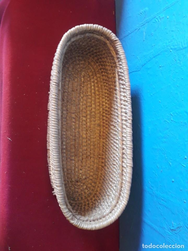 Antig&uuml;edades: Cesta paja - Foto 2