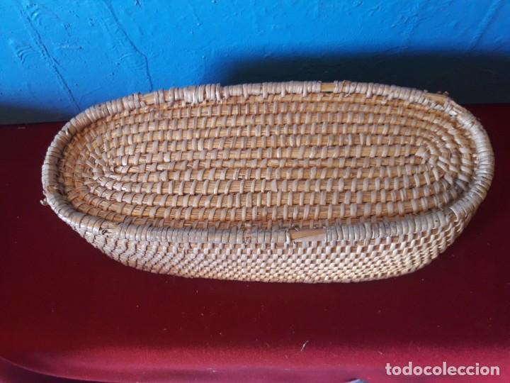Antig&uuml;edades: Cesta paja - Foto 3