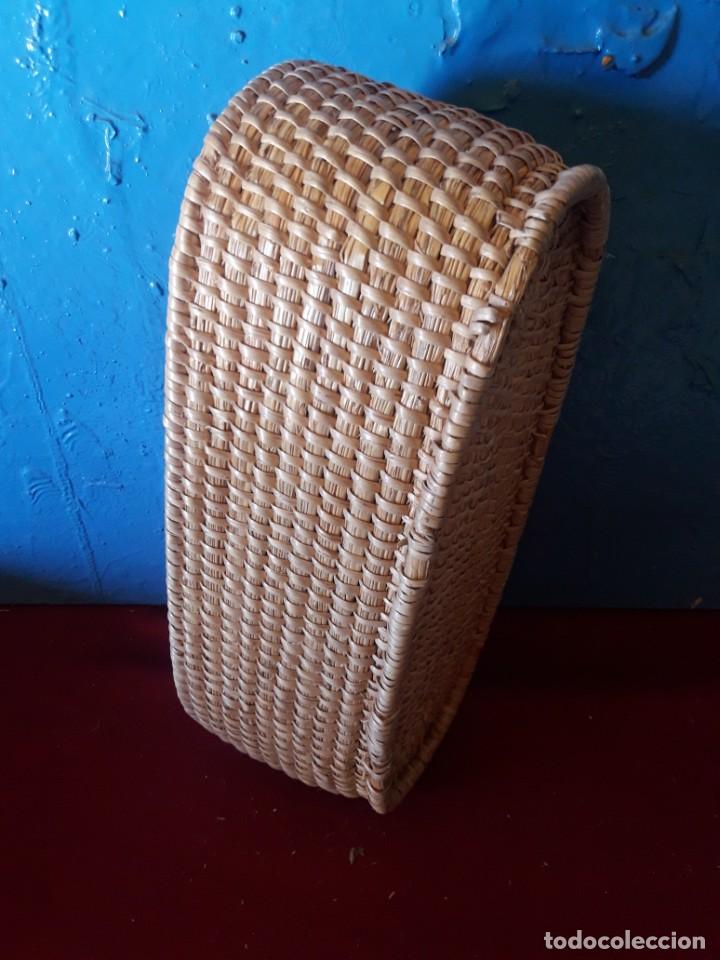 Antig&uuml;edades: Cesta paja - Foto 4