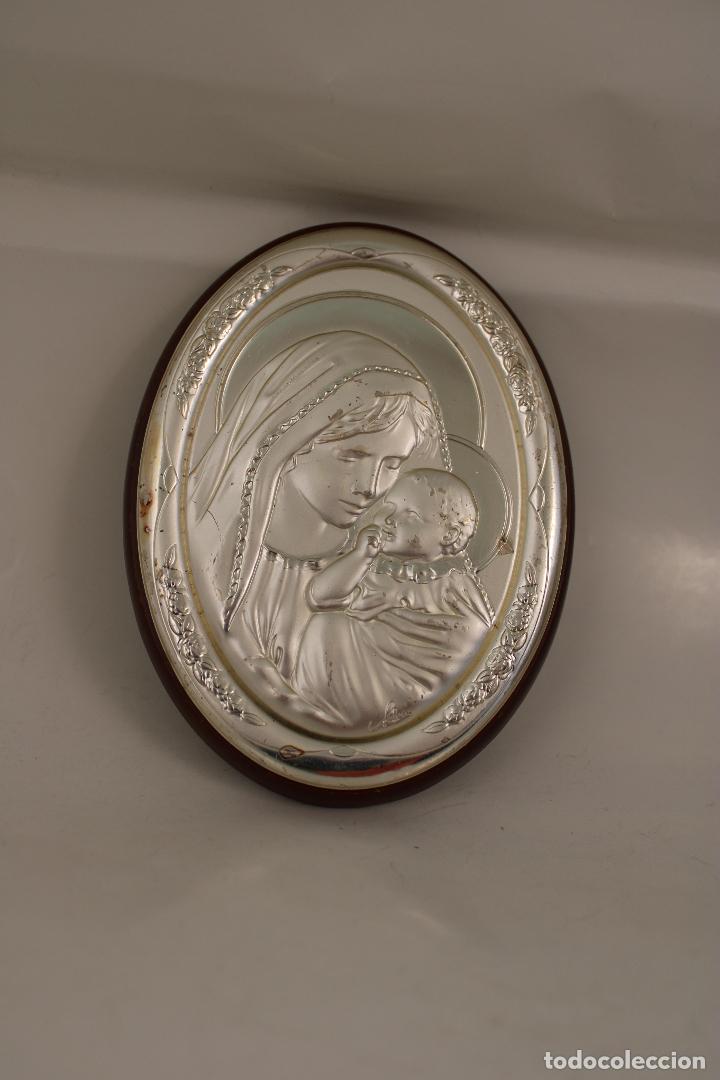 Antig&uuml;edades: virgen con ni&ntilde;o en plata de ley - Foto 3