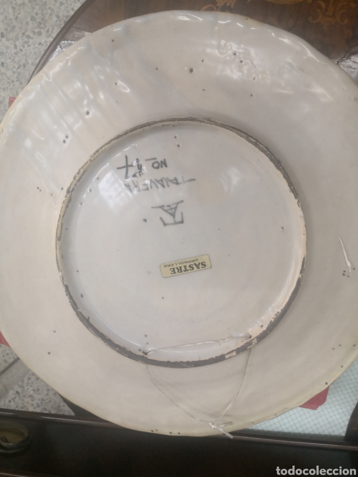 Antig&uuml;edades: Plato de cer&aacute;mica talavera - Foto 6