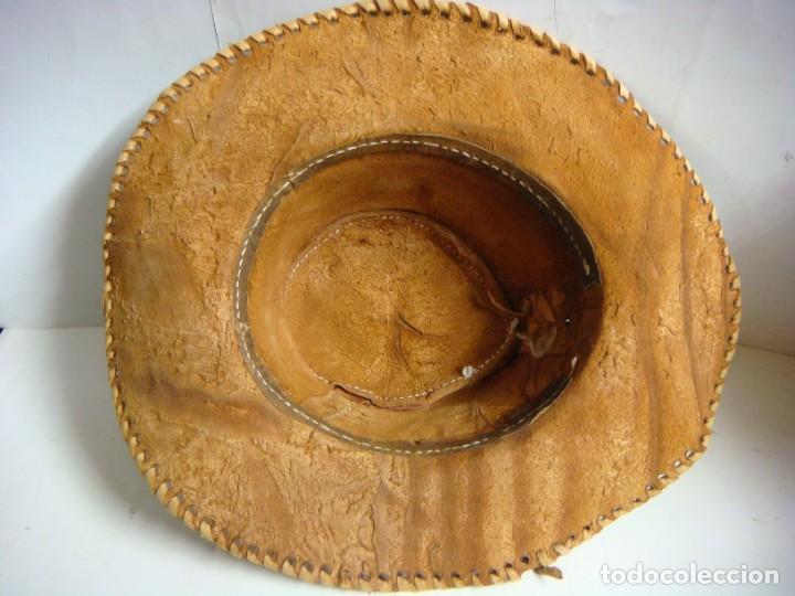 Antig&uuml;edades: SOMBRERO DE CUERO (&) - Foto 2