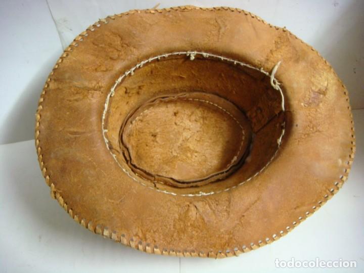 Antig&uuml;edades: SOMBRERO DE CUERO (&) - Foto 2