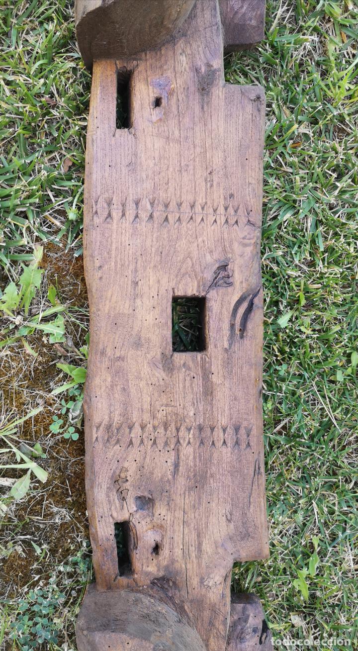 Antig&uuml;edades: ANTIGUO YUGO DE MADERA 135 CM. DE LARGO - Foto 5